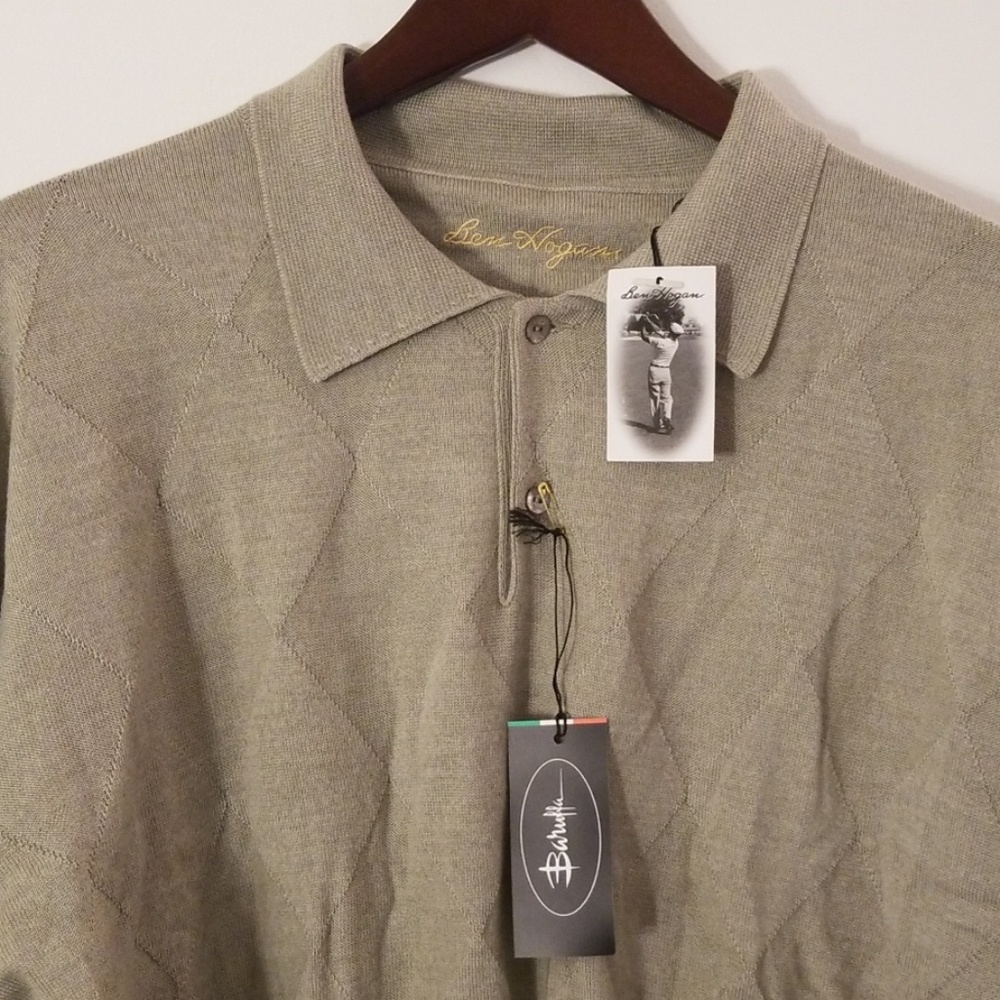 Ben Hogan L/S Golf Polo new w tags